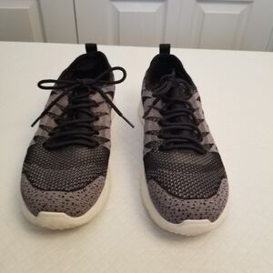 Skechers Bobs Sneakers Womens Size 8.5 Black/silver SN31356